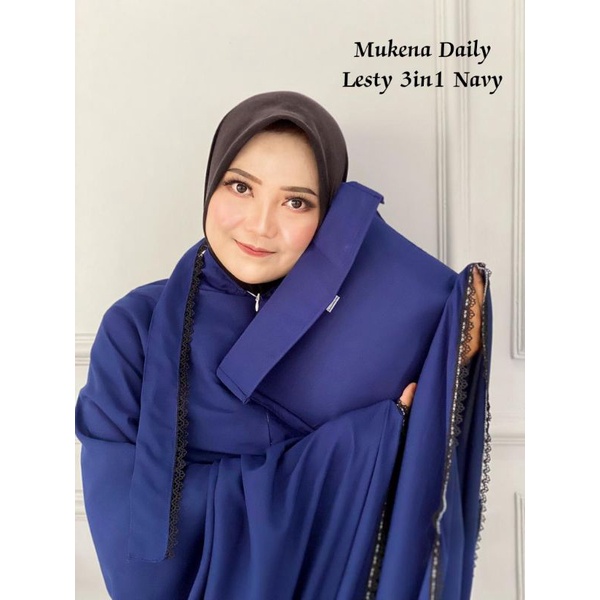 Mukena Daily Lesti 3in1 Katun Premium