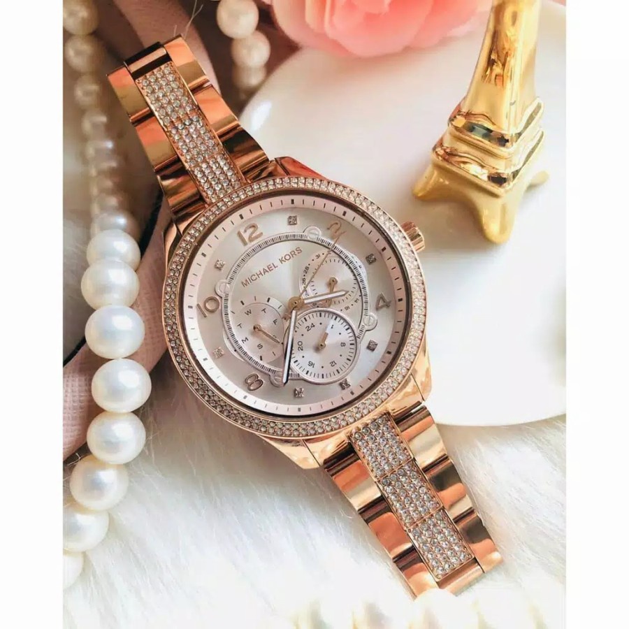 JAM TANGAN WANITA MK6614 ORIGINAL 100%