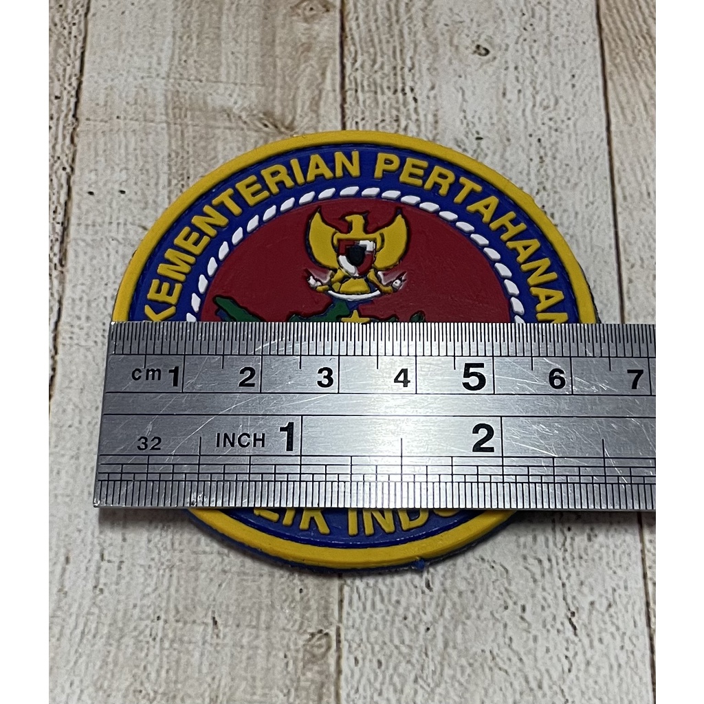 Patch Kemhan (Logo Lama) - Patch Velcro Kementrian Pertahanan - Prepetan