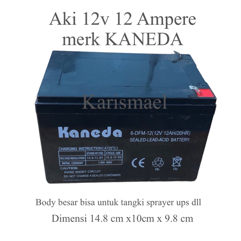 Batteray aki  Sprayer dll 12 volt 12 Ampere sprayer