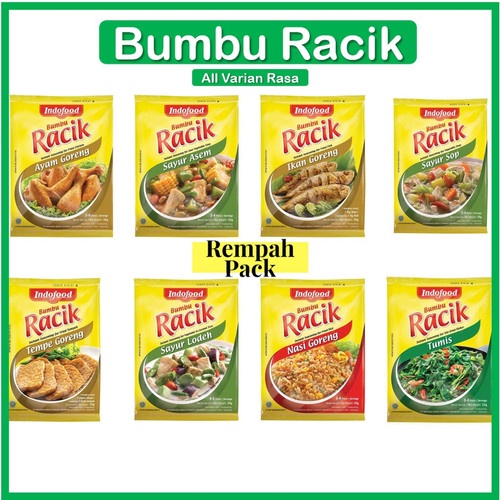 

INDOFOOD bumbu RACIK SEMUA VARIAN / bumbu siap saji / bumbu instan racik indofood / nasi goreng , tumis , sayur lodeh ,sayur sop , sayur asem DLL
