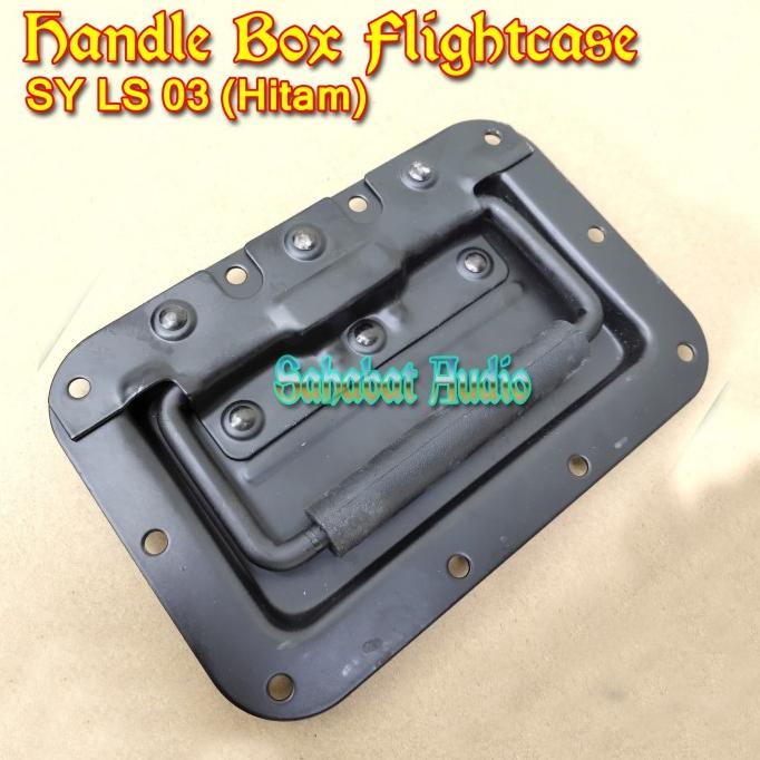 Handle Tanam HITAM Flightcase / Handle Hardcase LS03 / Tarikan Box