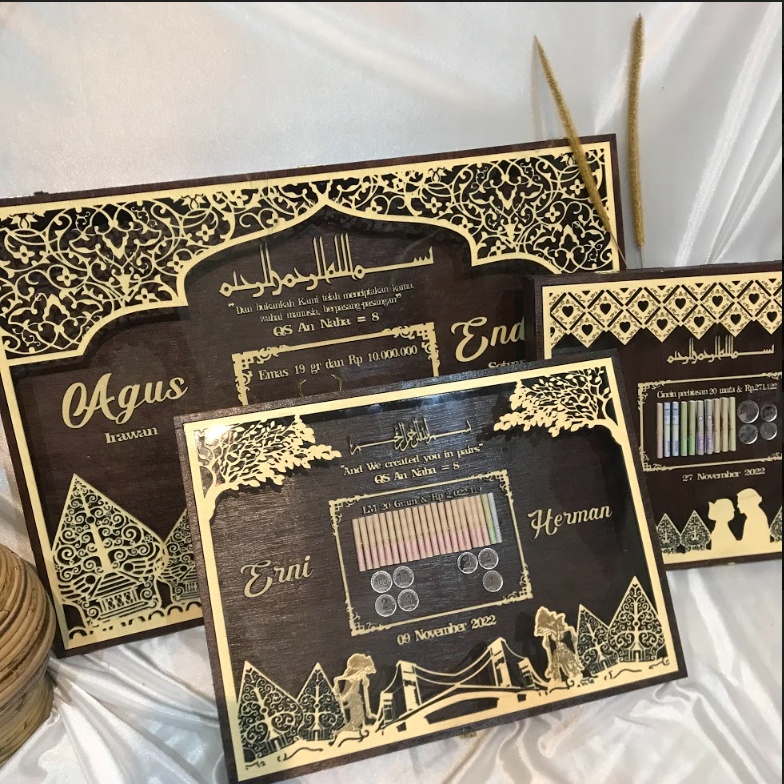 Mahar Laser cutting Mahar Laser Mahar plywood akrilik warna cream