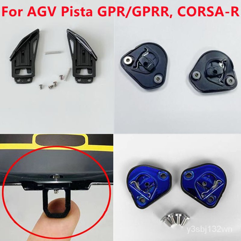 &Helmet Visor Accessories for AGV PISTA GPR, PISTA GPRR, CORSA R Visor Base Cascos Visera Mechanism