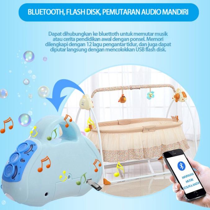 Ayunan Bayi Elektrik / Ayunan Bayi Multifungsi/Otomatis Bouncer Swing