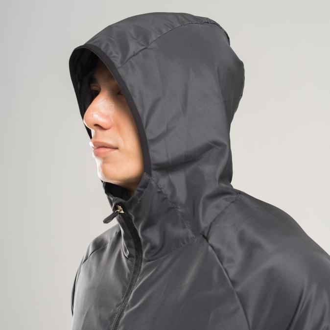 Terrel Basic Windbreaker Jacket Dark Grey