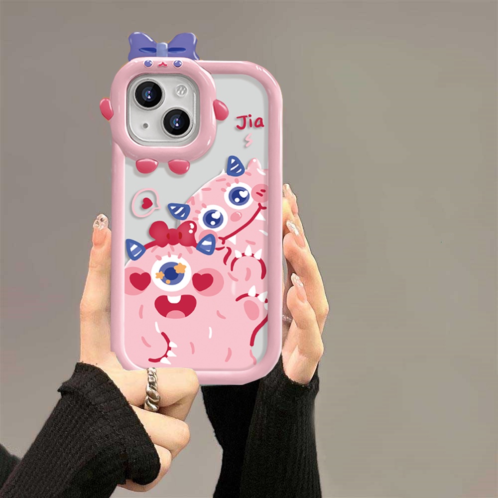 Soft Case Motif Monster Untuk OPPO A17 A16K A77S A57 2022 A55 A54 A76 A16E A15 A16 A5 A53 A12 A5s A74 A95 A7 A3s A9 A52 A31