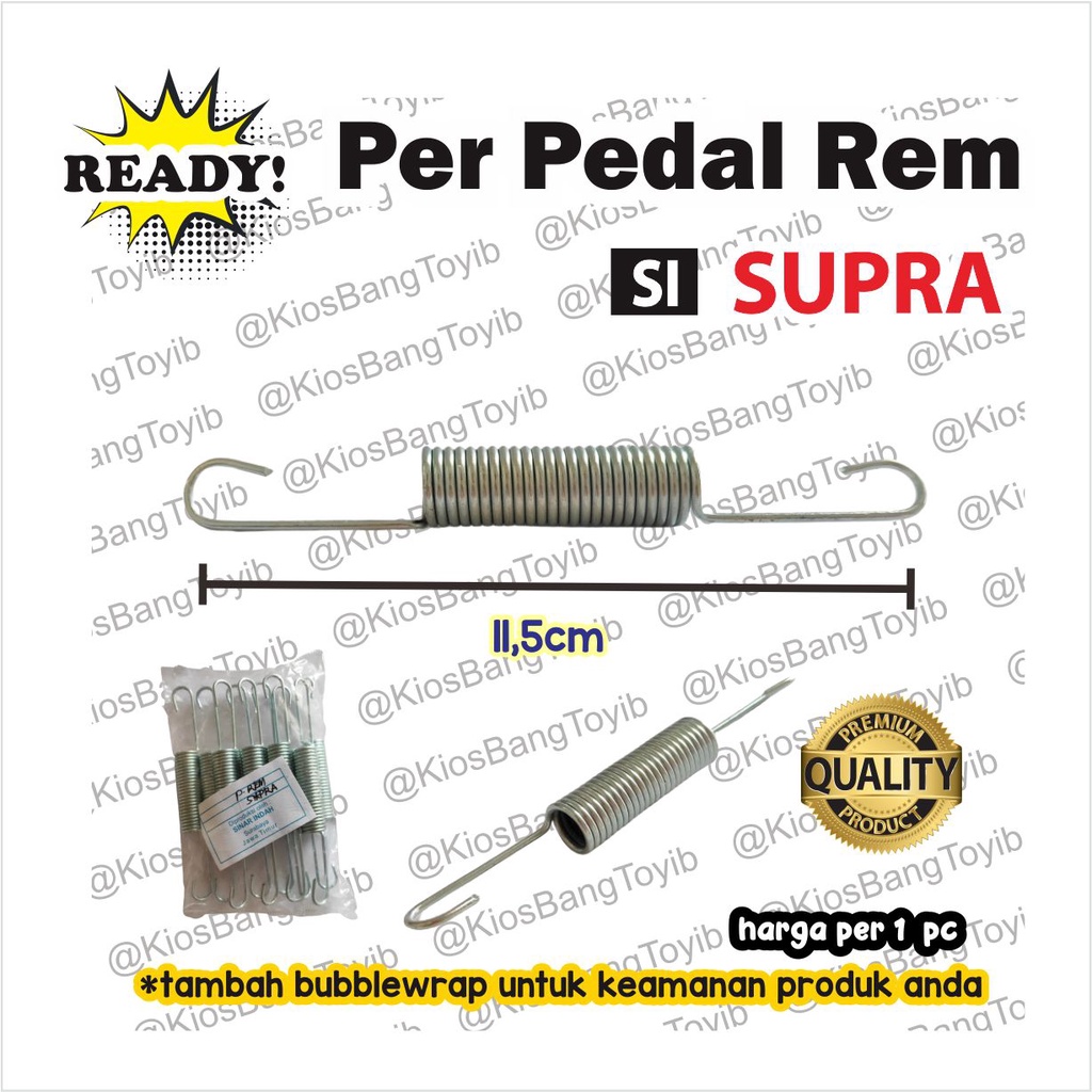 Per Peer Pir Pedal Injakan Rem Belakang Supra X125 Fit New (SI)