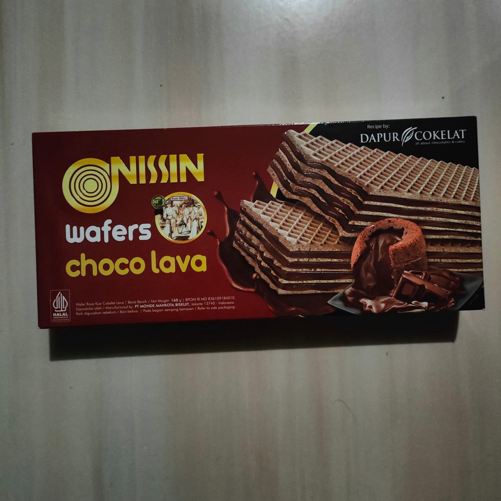 Jual Nissin Wafers Dapur Cokelat Choco Lava 160gr Shopee Indonesia