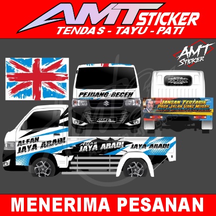 Stiker Full Decal Pick Up New Carry - Bisa Custom