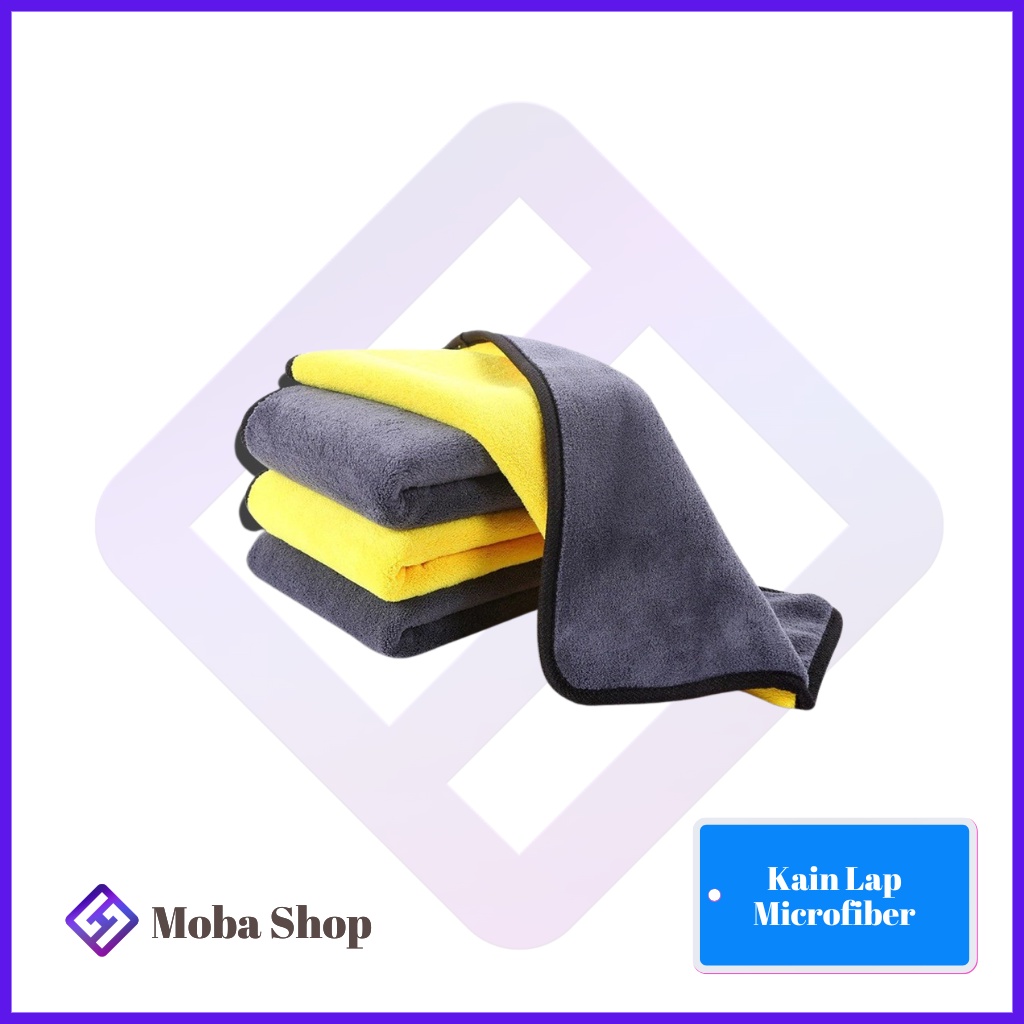 Kain Lap Microfiber Serbaguna PREMIUM 30X30