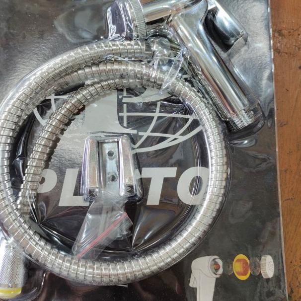 selang shower jet closet wc duduk fleksibel chrome