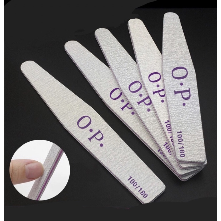 Amplas Kuku Sanding Nail File 100/180 Nail Art Kikir Kuku Nail Buffer