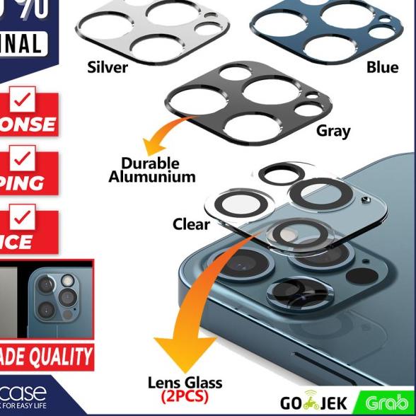 Lens Protector 12 Pro Max /Mini Ringke Camera Styling Pelindung Kamera - iPhone 12 Mini, Silver