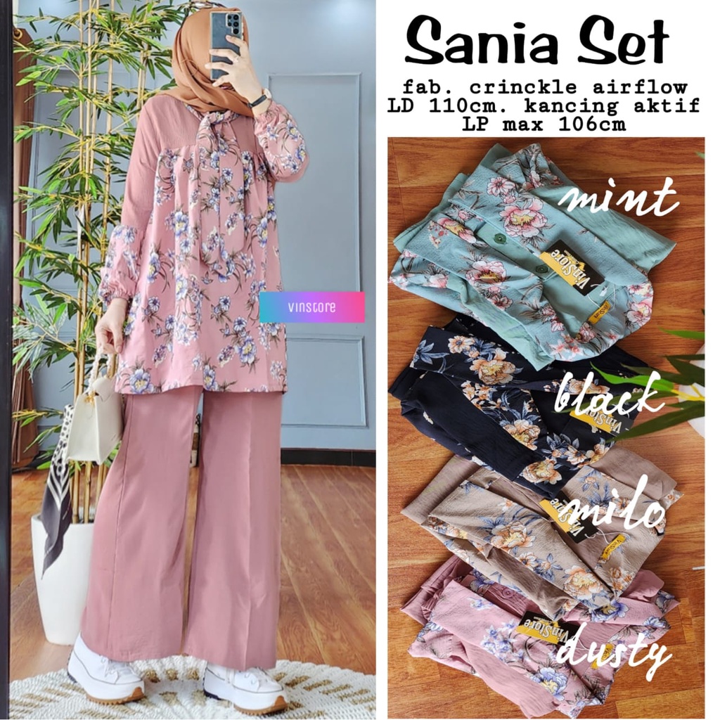 SETELAN WANITA SANIA SET BY VINSTORE