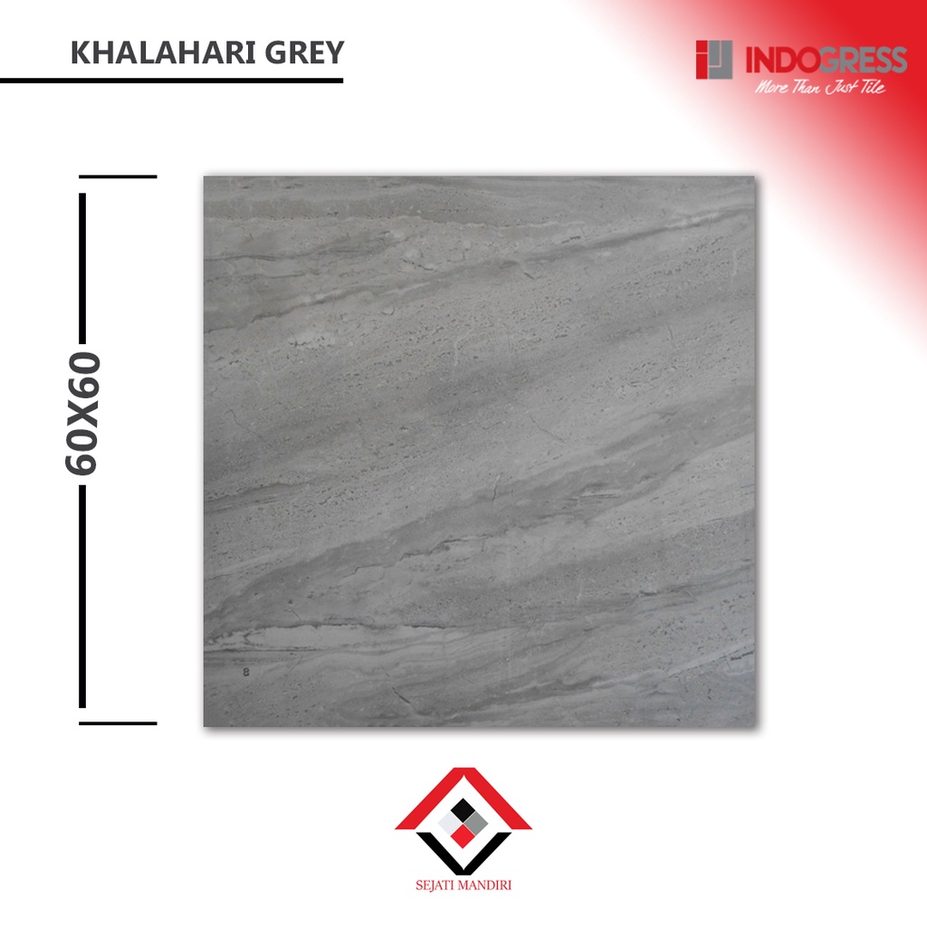 granit 60x60 - motif marmer - indogress khalahari grey
