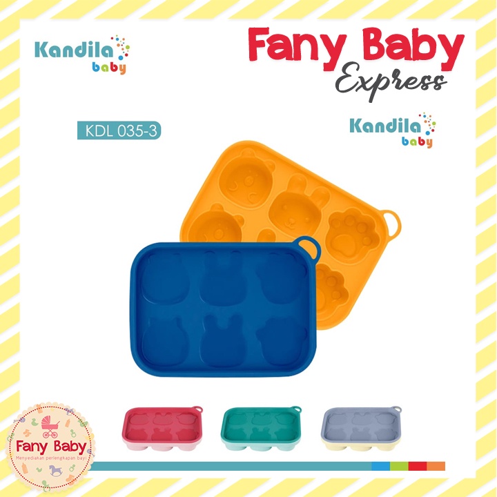 KANDILA BABY CUTE ANIMALS SILICONE ICE TRAY / KDL035-3