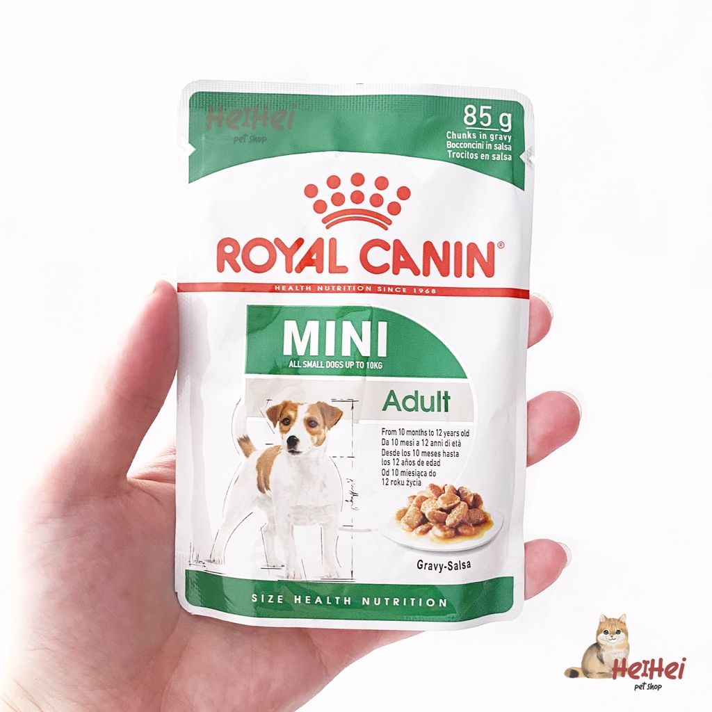 Royal Canin Adult Mini Pouch 85 gr - Mini Breed Adult Makanan Basah Anjing Dewasa Wetfood Dog