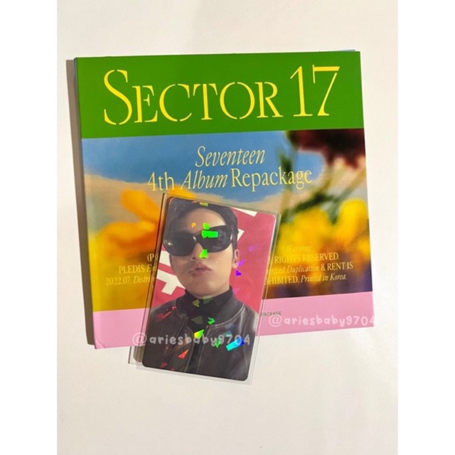 BOOKED MINGYU PHOTOCARD ATTACA LD M2U ALBUM SECTOR 17 COMPACT