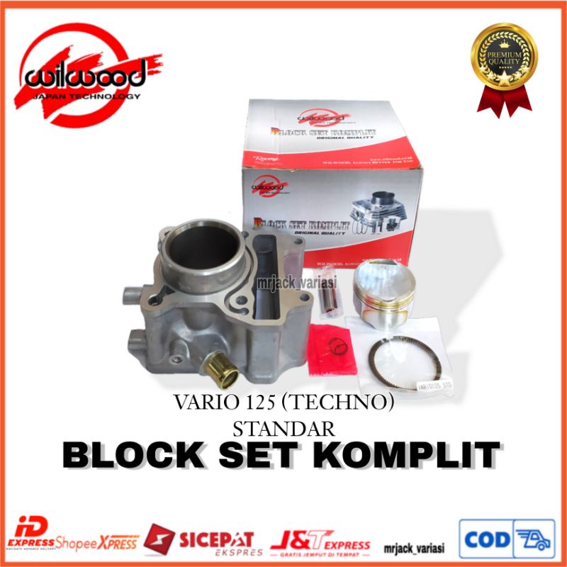 CYLINDER ASSY VARIO 125 /CYLINDER HEAD VARIO 125/BLOK SEHER KIT/BLOK BORING VARIO 125 WILWOOD