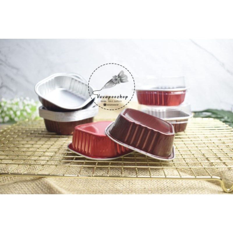 Cup Aluminium Foil Kotak isi 10pcs / Aluminium Foil Baking Cup