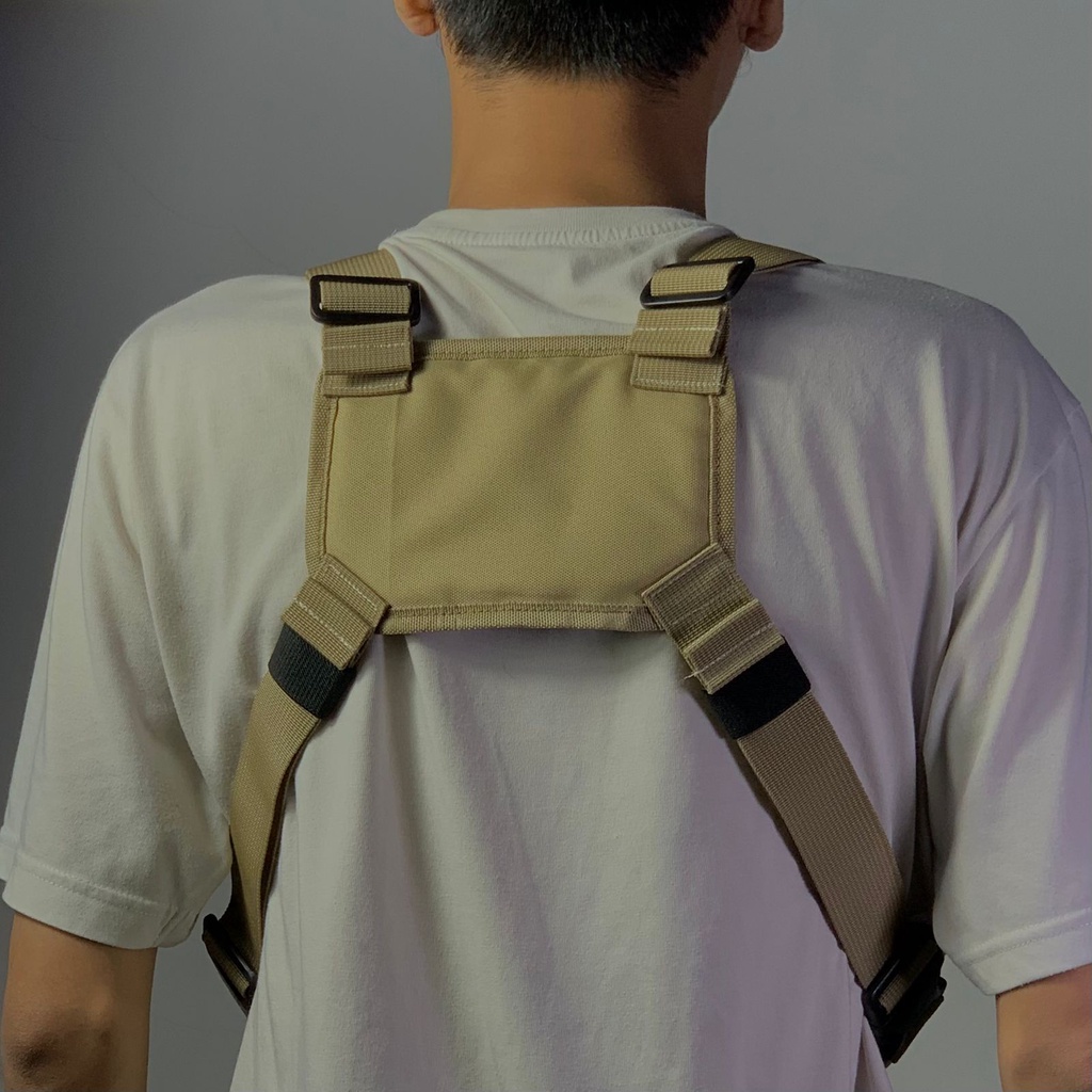 TAS DADA PRIA TACTICAL VELCRO CREAM / TAS DADA TACTICAL / TAS DADA / CHEST BAG / TAS DADA ARMY / TAS DADA PRIA / ORIGINAL NR-59