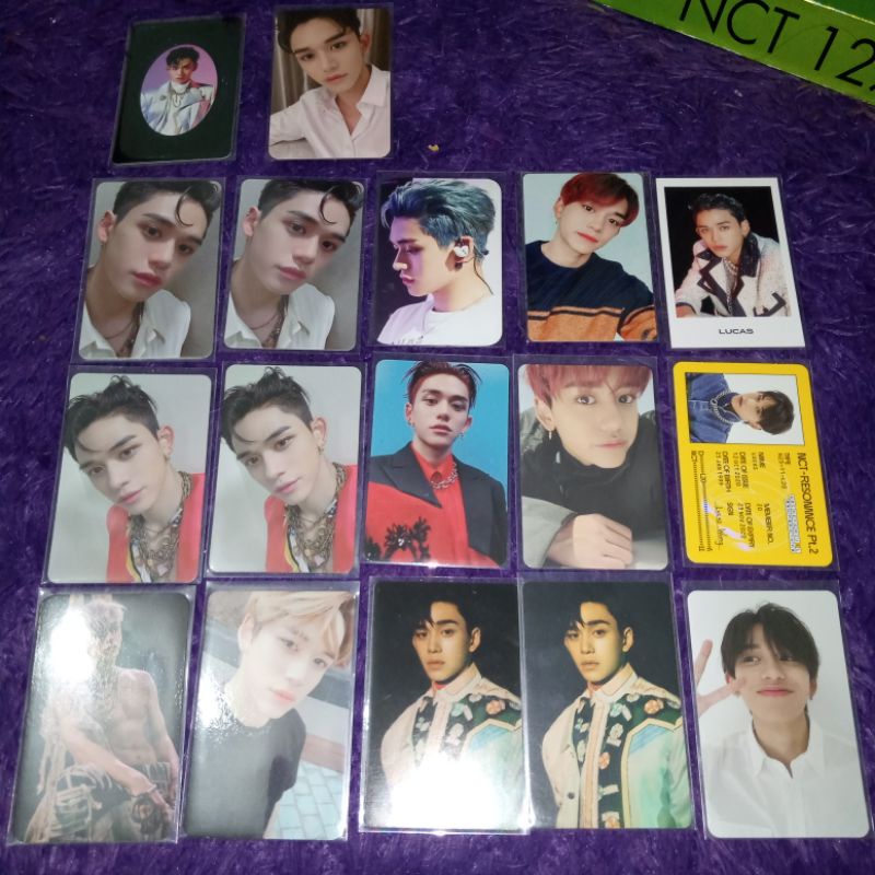 official photocard lucas resonance zodiac card atw chinese lucas totm our home polaroid lucas make a