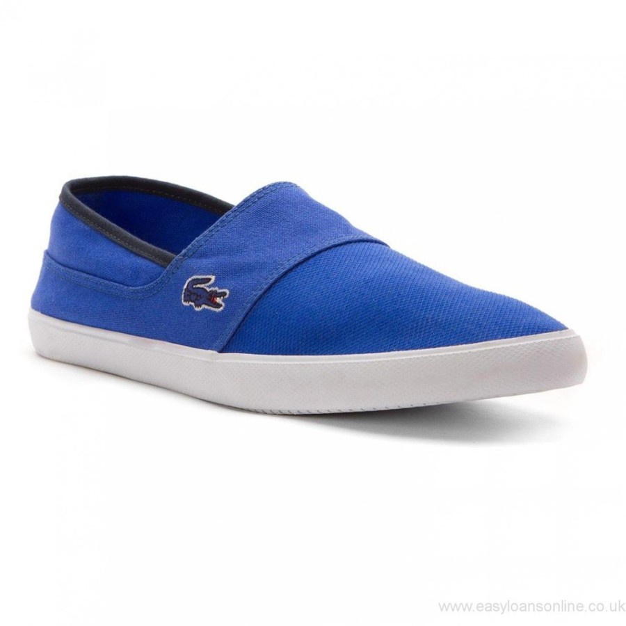 Sepatu (size extra besar) LACOSTE Marice 116 1 Slip On Blue - Original 100%