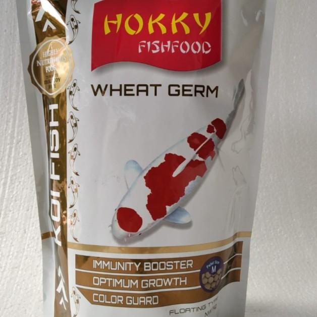 Makanan ikan koi Hokky Wheat Germ 1kg 1 kg Pakan pelet ikan koi fish f - S