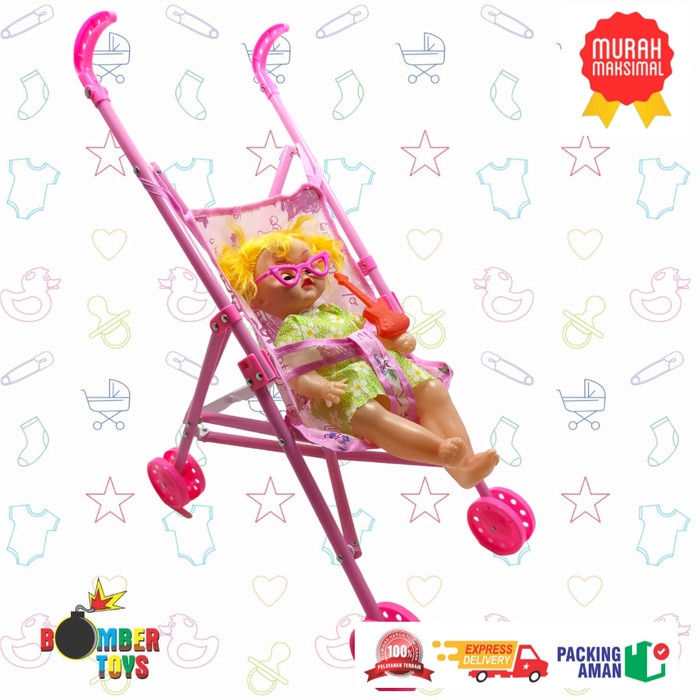 MAINAN DORONGAN BAYI BONEKA STOLLER BAYI 067