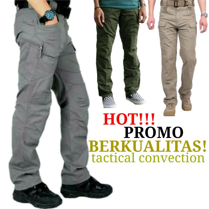 celana tactical panjang pria celana outdoor hiking kerja harian seragam