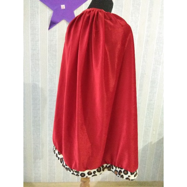 king cloak jubah raja  anak size 75 cm