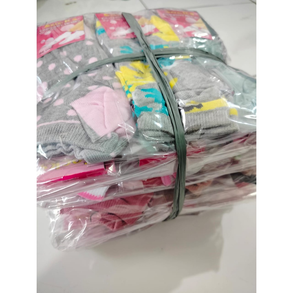 (obral) 12 pasang  kaos kaki pendek semata kaki polos dan motif dewasa OB