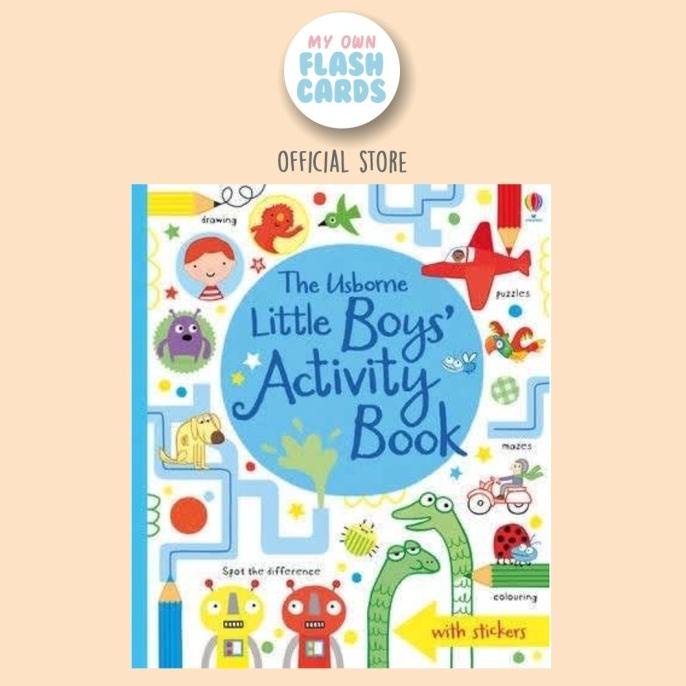 Usborne Little Boys Activity Book - Buku Edukasi Impor Anak Children