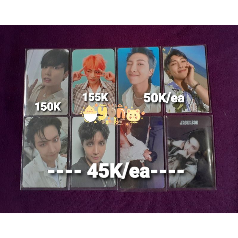 (READY INA) BTS OFFICIAL PHOTOCARD LY TEAR ANSWER HER MOTS BE PROOF DICON PTD RM JIN SUGA J-HOPE TAE
