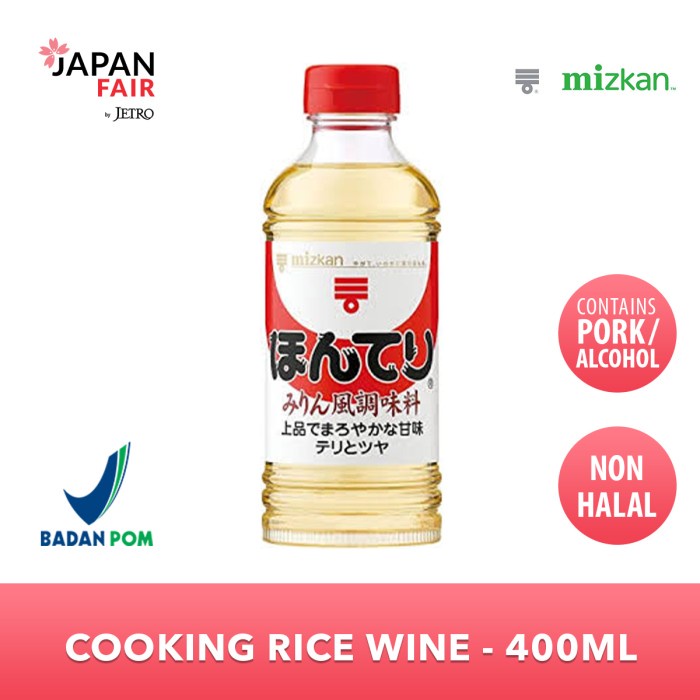 Jual Cooking Rice Wine Mizkan Honteri 400 Ml Shopee Indonesia