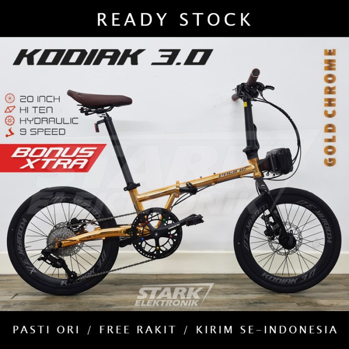 Es06 Pacific Kodiak 3.0 Sepeda Lipat Folding Bike Original