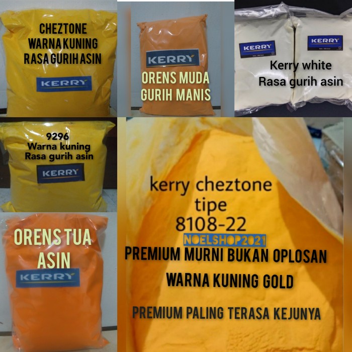 

T0P KEJU KERRY GOLD CHEZTONE CHEESE POWDER 1KG (IMPORT HALAL) NICE