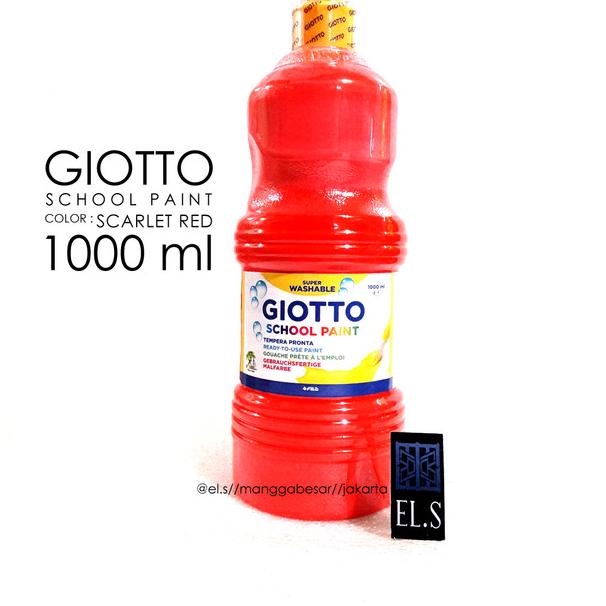 

Giotto School Paint Scarlet Red 1000 ml ( Cat )