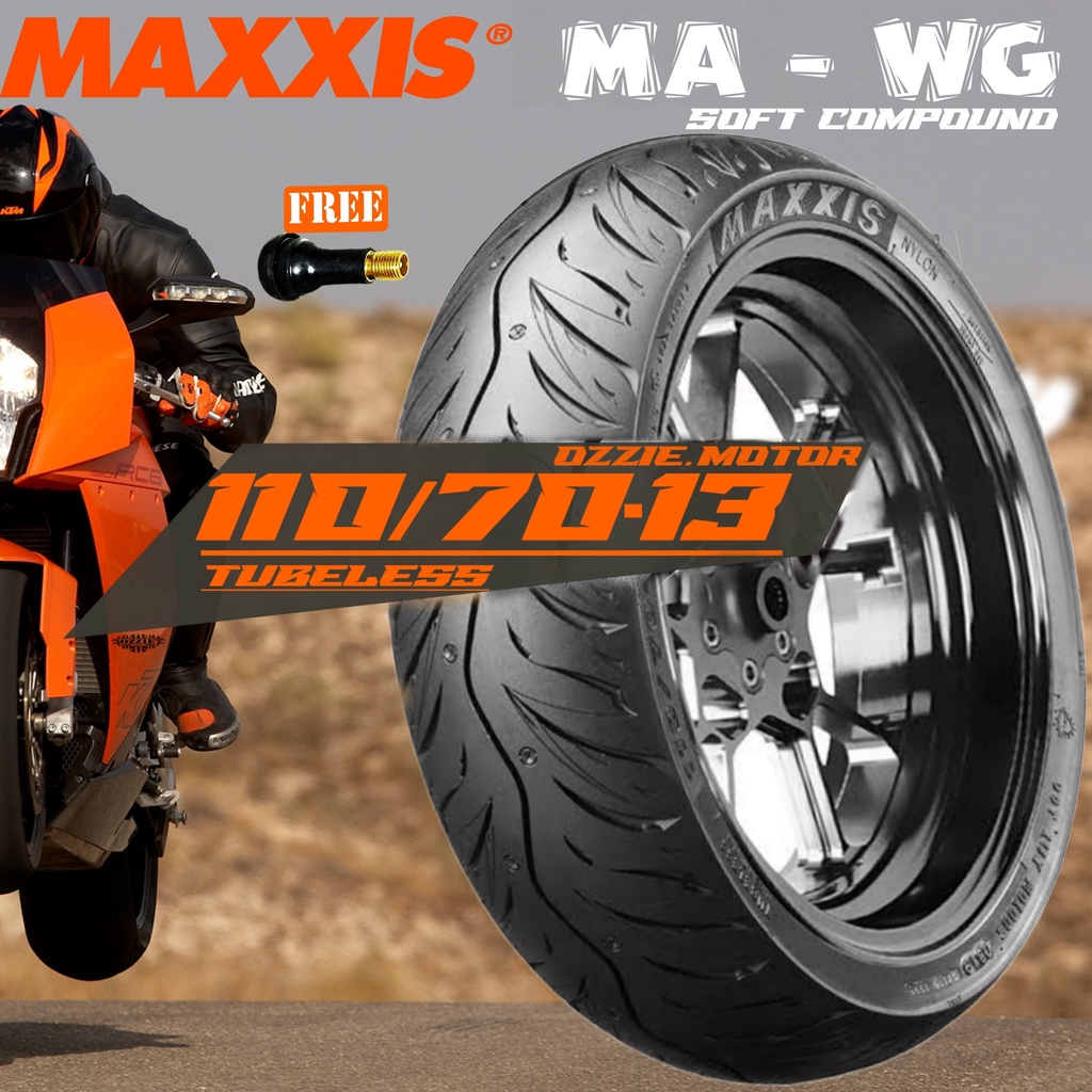 MAXXIS MA-WG SOFTCOMPOUND RING 13 UKURAN 110/70-13 | 120/70-13 | 130/70-13 BAN NMAX ORIGINAL
