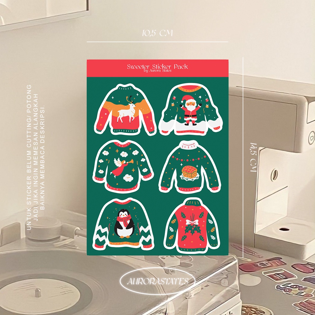 

Sticker Tumbler Natal | Sweeter Natal | Pohon Natal | Stiker Aesthetic Natal