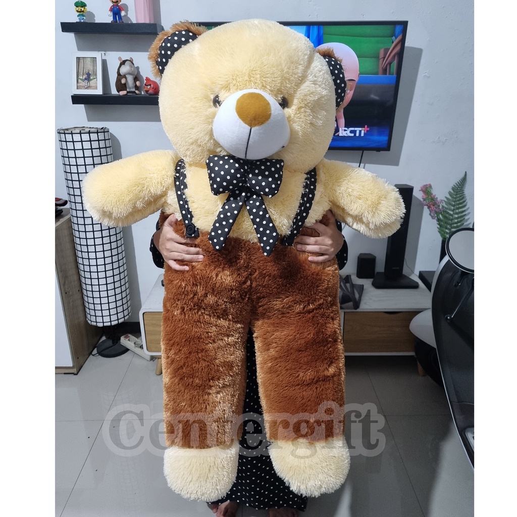 Boneka Teddy Bear Jojon Super Jumbo Boneka Beruang Raksasa 1.1Meter