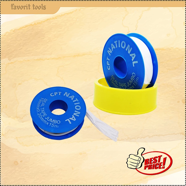 Seal Tape Jumbo Isolasi Keran Air Selotip Pipa Kran Solasi  1pcs