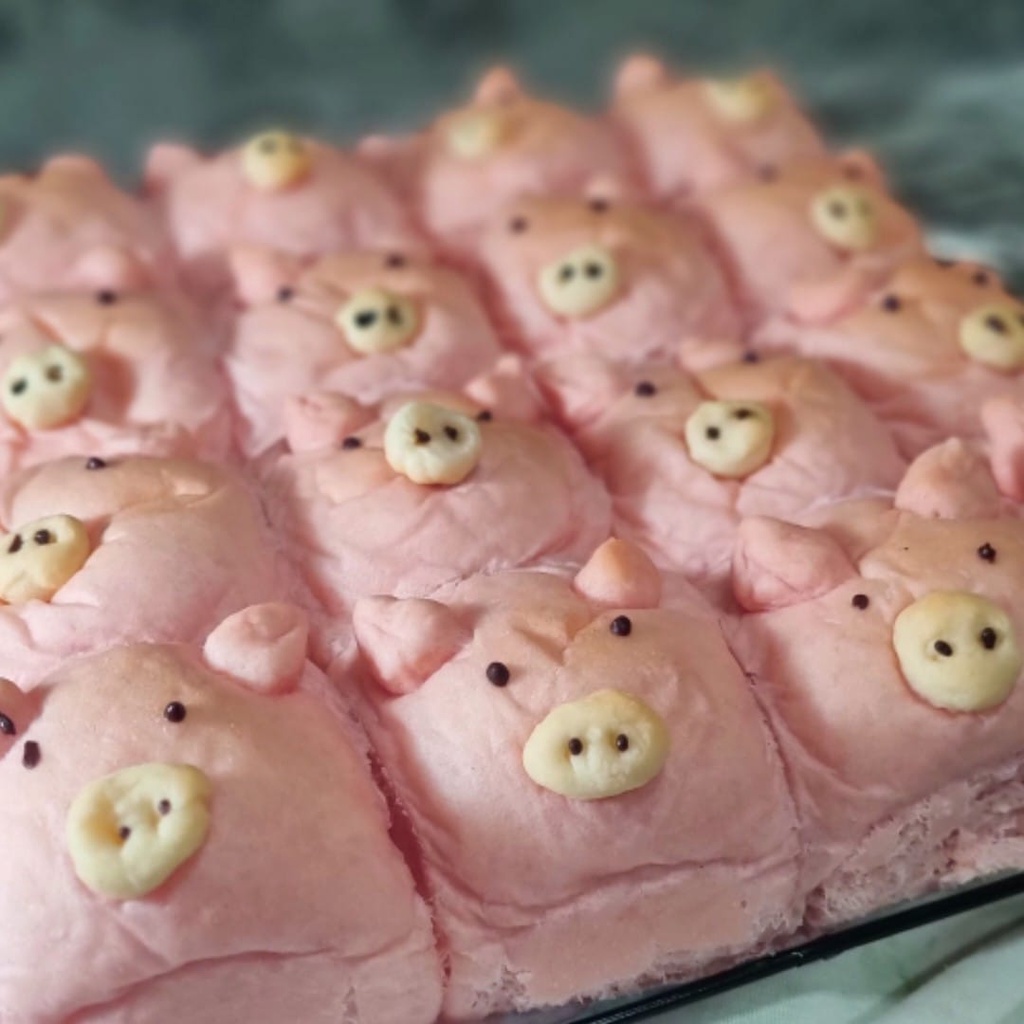 

Japanese Milk Bun Roti Sobek Piggy Edition