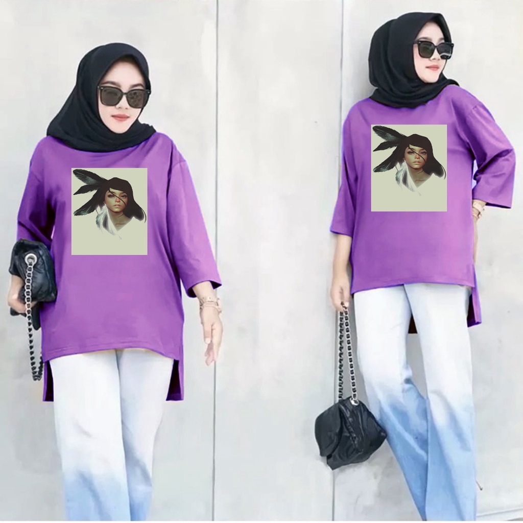 GSC - Long Tunik Wanita Ephipany x tomorrow / Tunik ANIME 016 / Tunik wanita dewasa / Tunik Motif viral new