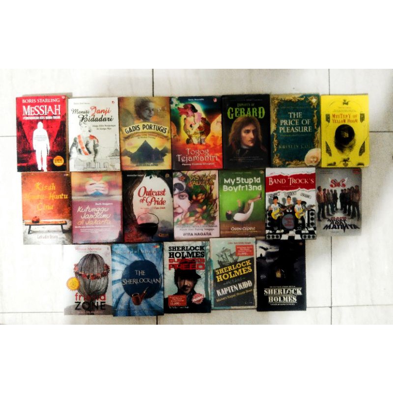 Obral Buku Novel / Novel Remaja / Novel Dewasa / Novel Fiksi / Original