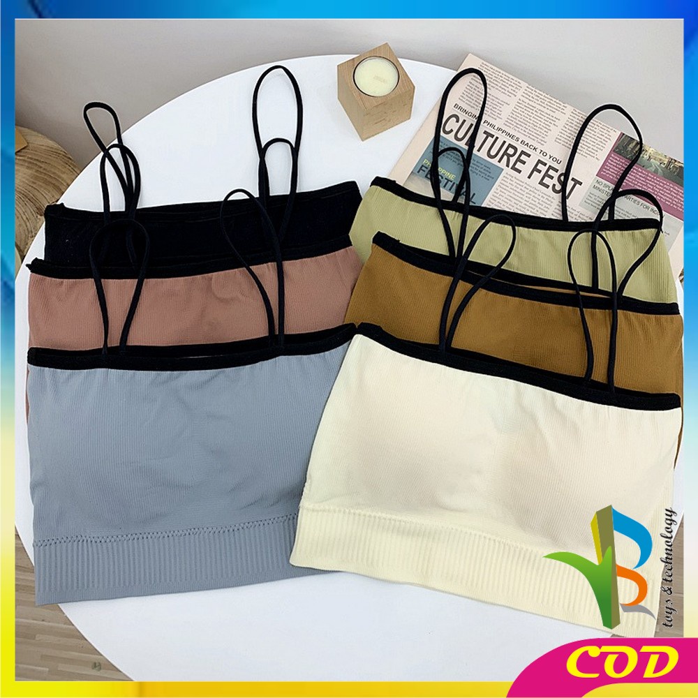 RB-P105 Bra Kemben Wanita Tanpa Kawat / Pakaian Dalam Wanita Crop Top Bralette / Sport Bra Wanita Gym / Bra Senam Zumba / Kemben Tali Wanita