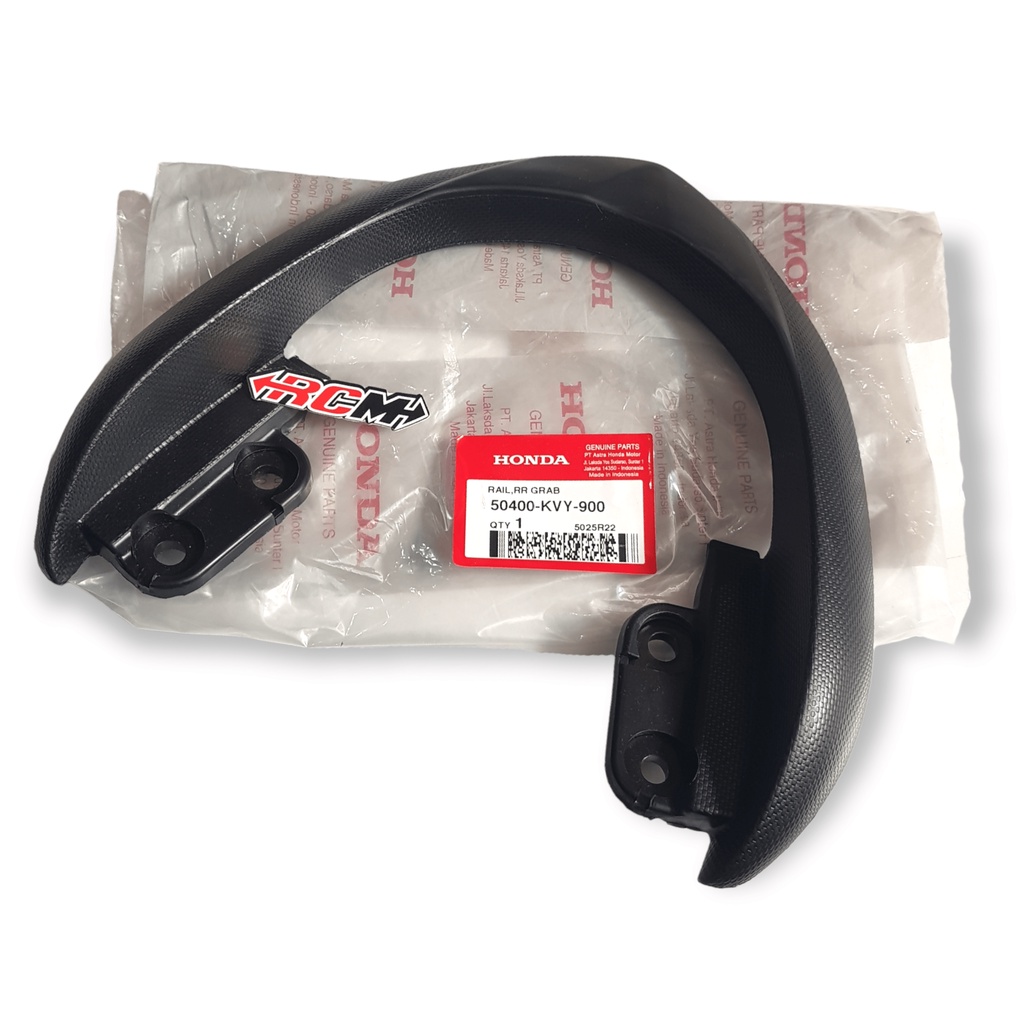 50400-KVY-900 BEHEL BEGEL JOK SADEL GRIP REAR BLK BLKG BELAKANG PEGANGAN TANGAN HITAM BLACK BEAT LAM