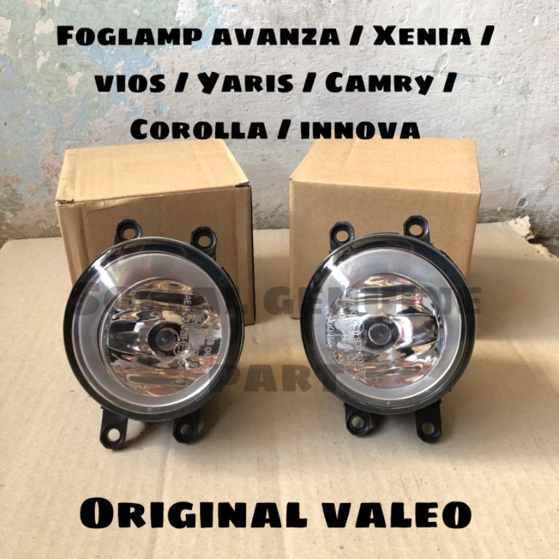 Foglamp fog lamp lampu kabut Avanza vvti Xenia Camry Corolla Vios Gen 2 Grand Innova Yaris Original valeo