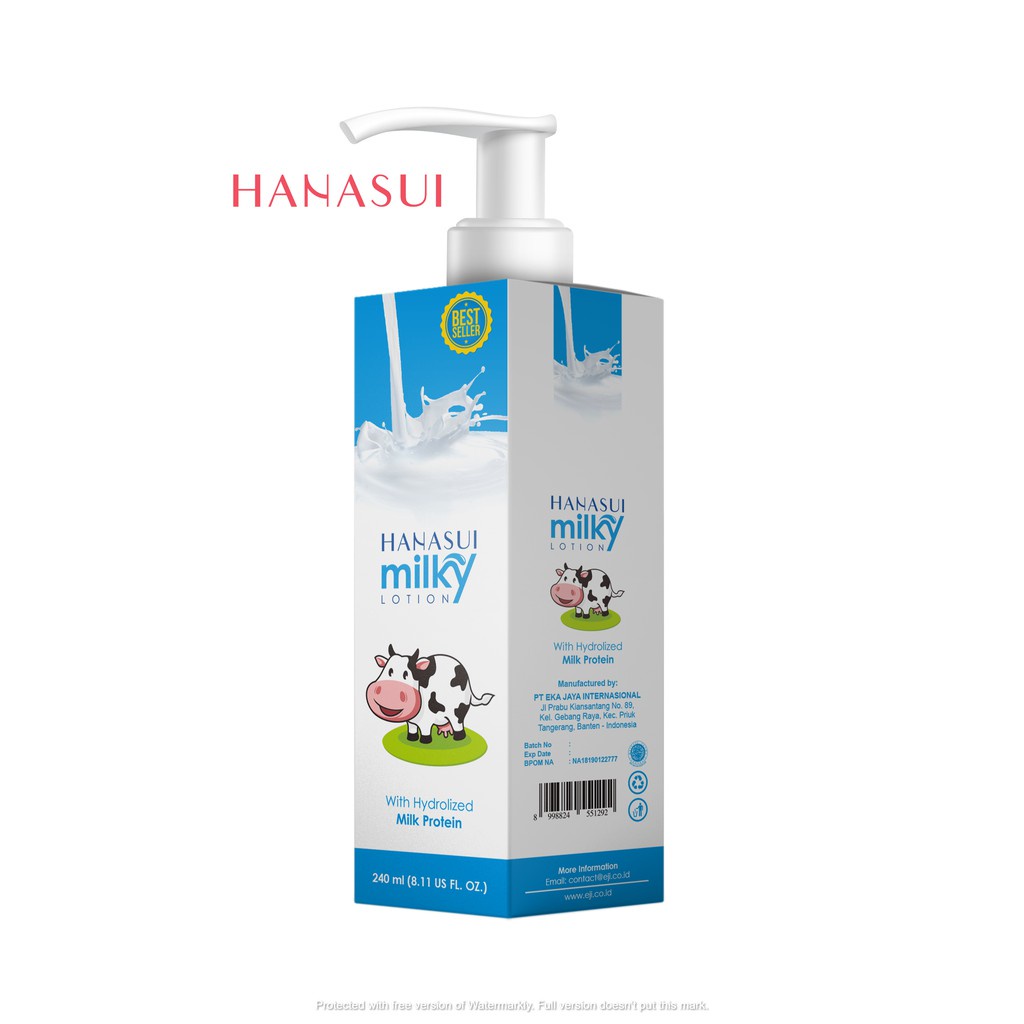 hanasui milky lotion / body lotion / body lotion murah